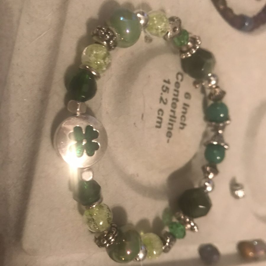 Clover Bracelet, Jade Green — handmade by Kristin Cogan, Cogan Couture