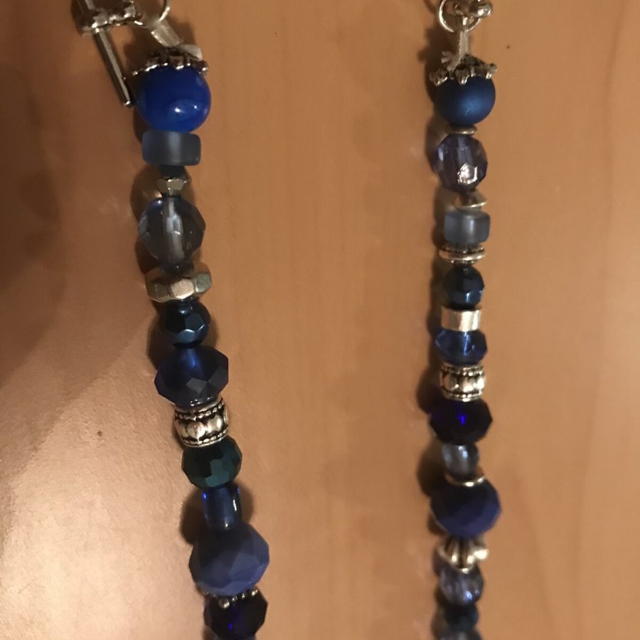 Sapphire & Silver Bracelet, Pair — handmade by Kristin Cogan, Cogan Couture