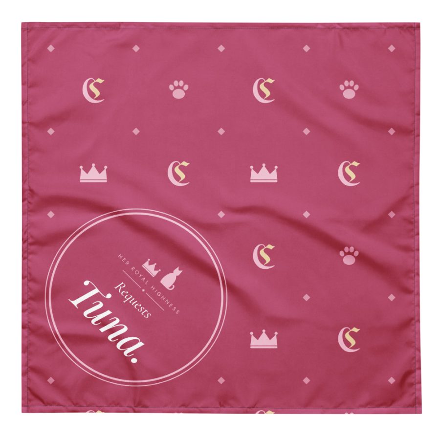 Her Royal Highness Tie-On Bandana — Cogan Couture Couture Collection