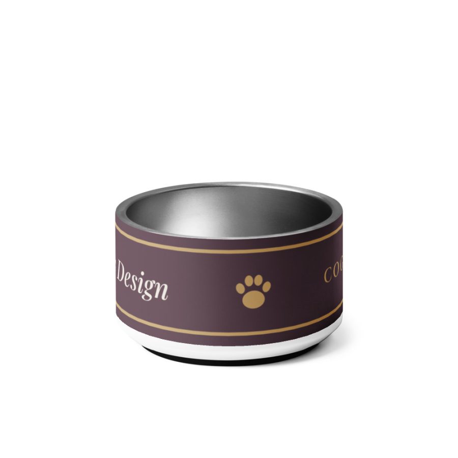Spoiled by Design Monogram Pet Bowl — Cogan Couture Couture Collection