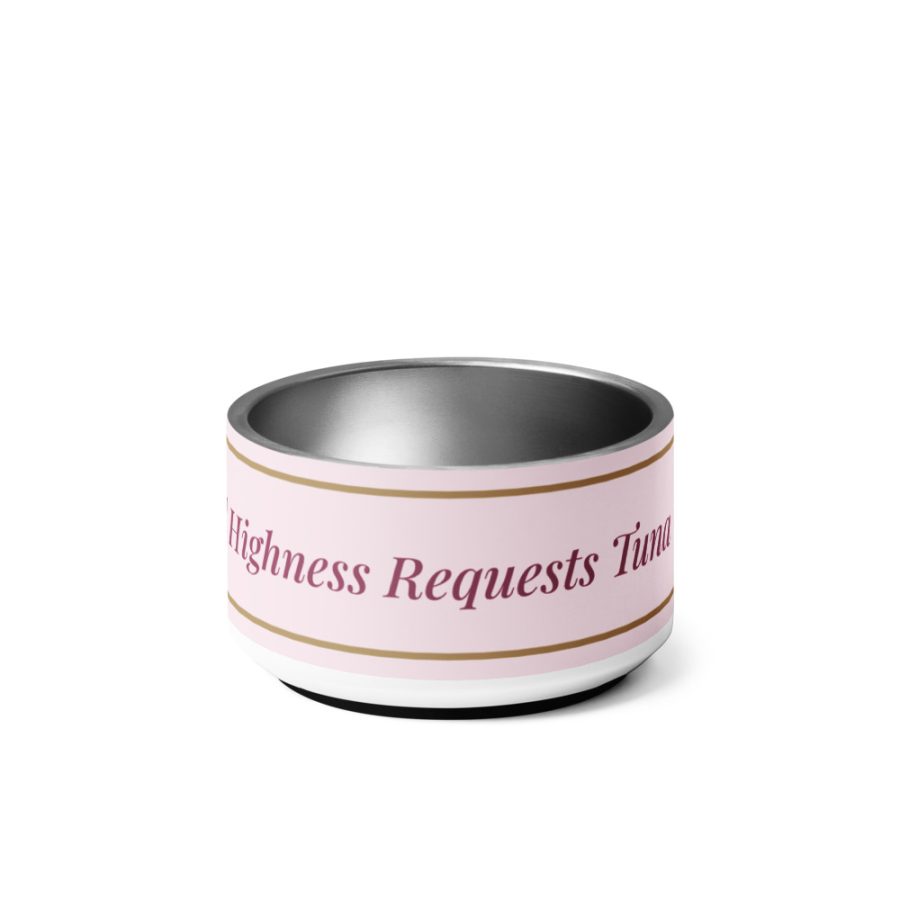 Her Royal Highness Requests Tuna Pet Bowl — Cogan Couture Couture Collection