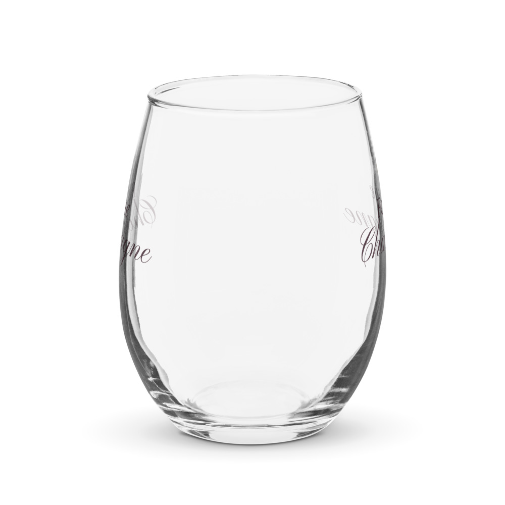 Fetch the Champagne Stemless Wine Glass — Cogan Couture Couture Collection