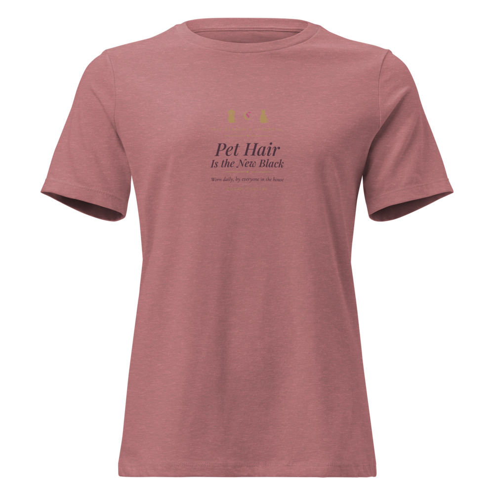 Pet Hair Is the New Black Relaxed Tee — Cogan Couture Couture Collection