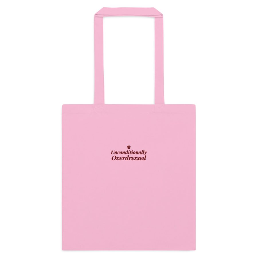 Unconditionally Overdressed Embroidered Tote — Cogan Couture Couture Collection